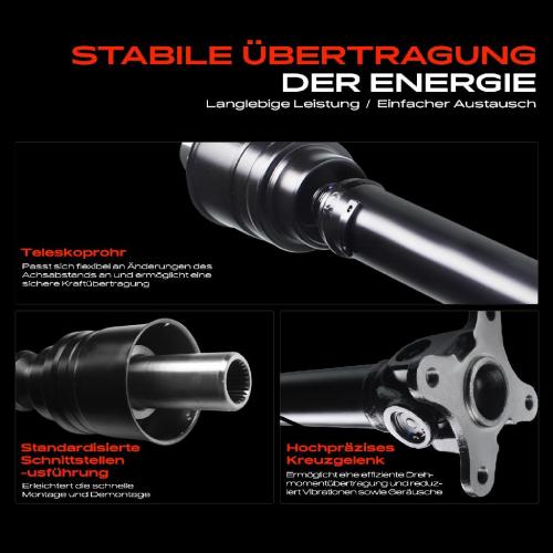 1x Kardanwelle Gelenkwelle Vorderachse für Mitsubishi Pajero III V6W V7W 3.5L 2000-2007 Bild 1x Kardanwelle Gelenkwelle Vorderachse für Mitsubishi Pajero III V6W V7W 3.5L 2000-2007