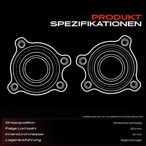 1x Radnabe Radlagersatz Hinterachse beidseitig für Mitsubishi Pajero IV 3.2L 3.8L Bj ab 2006 Bild 1x Radnabe Radlagersatz Hinterachse beidseitig für Mitsubishi Pajero IV 3.2L 3.8L Bj ab 2006