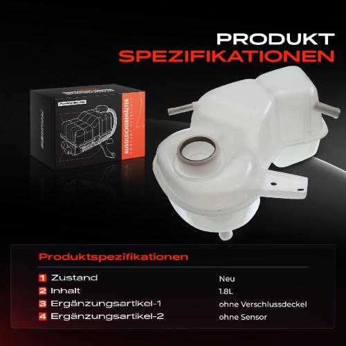 1x Ausgleichsbehälter Kühlmittelbehälter für Opel Astra F CC Cabriolet Caravan Van MK III (F) CC Bild 1x Ausgleichsbehälter Kühlmittelbehälter für Opel Astra F CC Cabriolet Caravan Van MK III (F) CC