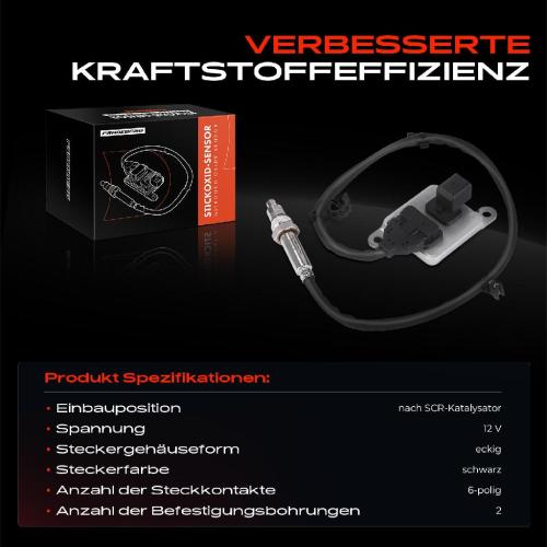 1x Nox Sensor Nitrogen Oxide Lamdasonde nach SCR-Katalysator für Opel Zafira Tourer C Vauxhall Zafira MK III Bild 1x Nox Sensor Nitrogen Oxide Lamdasonde nach SCR-Katalysator für Opel Zafira Tourer C Vauxhall Zafira MK III