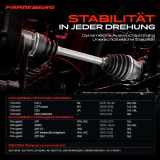 1x Antriebswelle Vorderachse Rechts für Citroën C3 SX SH DS3 Peugeot 207 WA WC 1.2L-1.6L