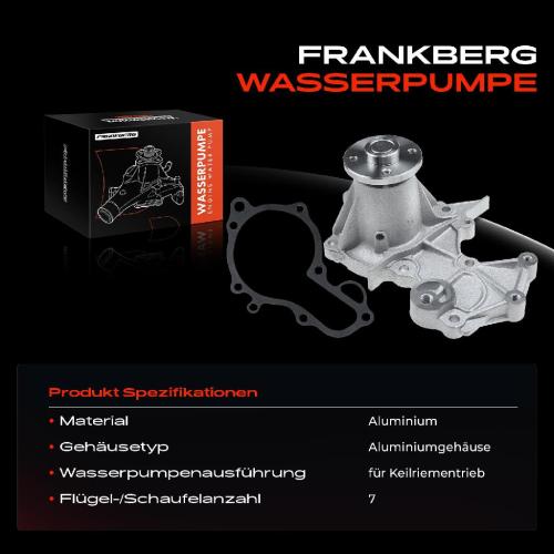1x Wasserpumpe Kühlwasserpumpe für Suzuki Baleno EG Kombi Grand Vitara I FT HT GT 1.6L Bj ab 1998 Bild 1x Wasserpumpe Kühlwasserpumpe für Suzuki Baleno EG Kombi Grand Vitara I FT HT GT 1.6L Bj ab 1998