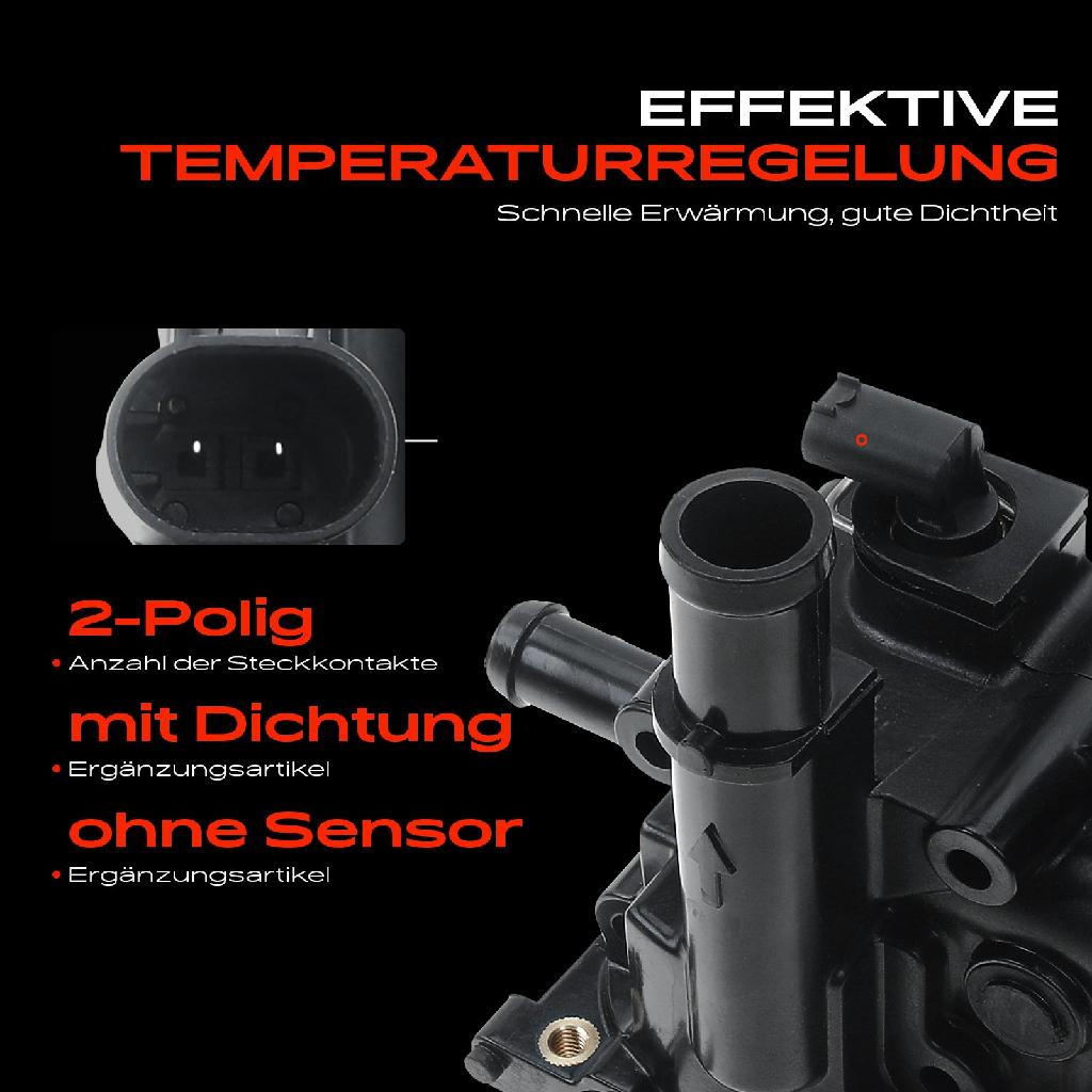 1x Thermostat Kühlmittel für Alfa Romeo 159 Chevrolet Cruze Fiat Opel 1.6L 1.8L Bj ab 2005
