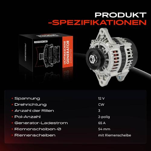 1x Lichtmaschine Generator für Chevrolet Matiz M200 M250 Daewoo 2005-2010 0.8L Bild 1x Lichtmaschine Generator für Chevrolet Matiz M200 M250 Daewoo 2005-2010 0.8L