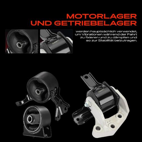 2x Motorlager Getriebelagerlager Vorne für Citroën C-Crosser Mitsubishi Lancer Outlander Bild 2x Motorlager Getriebelagerlager Vorne für Citroën C-Crosser Mitsubishi Lancer Outlander