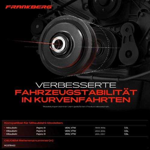 1x Riemenscheibe Kurbelwelle für Mitsubishi Pajero III V6W V7W 3.5L 2000-2007 Bild 1x Riemenscheibe Kurbelwelle für Mitsubishi Pajero III V6W V7W 3.5L 2000-2007