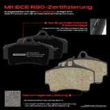 4x Bremsbeläge Hinterachse für Porsche 911 Cabriolet Targa Boxster Spyder Cayman 1996-2013