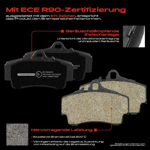 4x Bremsbeläge Hinterachse für Porsche 911 Cabriolet Targa Boxster Spyder Cayman 1996-2013 Bild 4x Bremsbeläge Hinterachse für Porsche 911 Cabriolet Targa Boxster Spyder Cayman 1996-2013