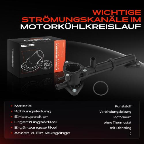 1x Kühlmittelflansch Wasserauslass für Hyundai i10 PA KIA Picanto SA 1.0L 1.1L Bild 1x Kühlmittelflansch Wasserauslass für Hyundai i10 PA KIA Picanto SA 1.0L 1.1L