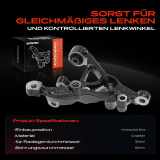 1x Achsschenkel Radaufhängung Hinterachse Links für VW Golf VII Audi A3 8V Skoda Seat