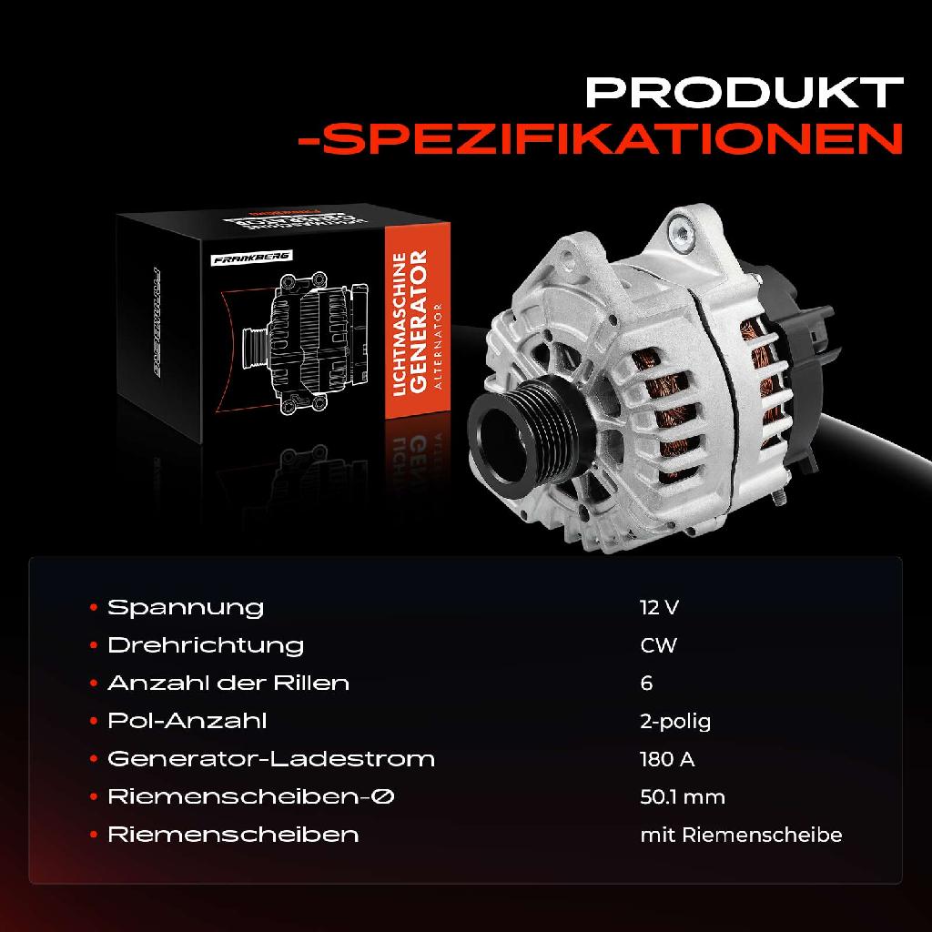 1x Lichtmaschine Generator für Mercedes-Benz W212 S212 C216 C218 X218 W166 4.7L