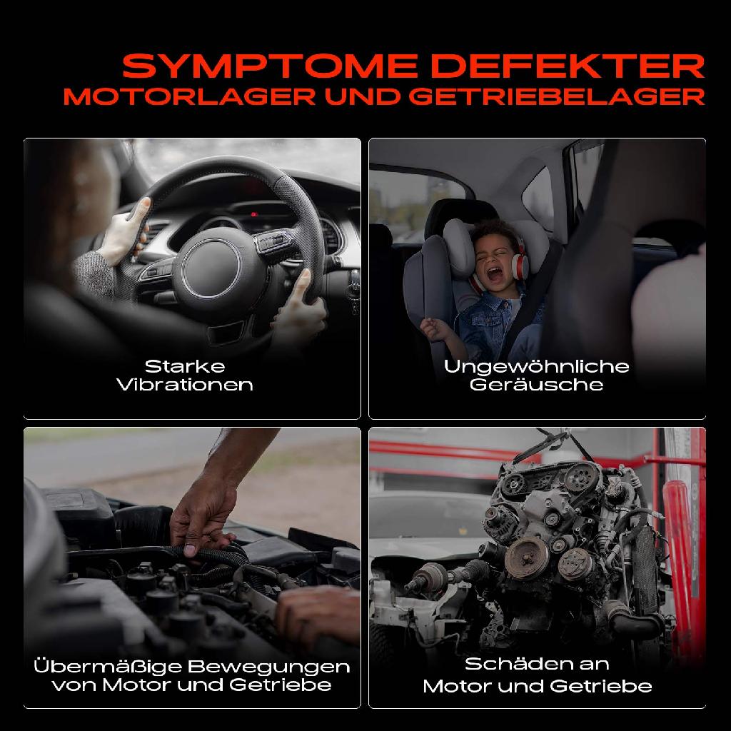 2x Motorlager Getriebelagerlager Links für Hyundai Accent III MC KIA Rio II JB