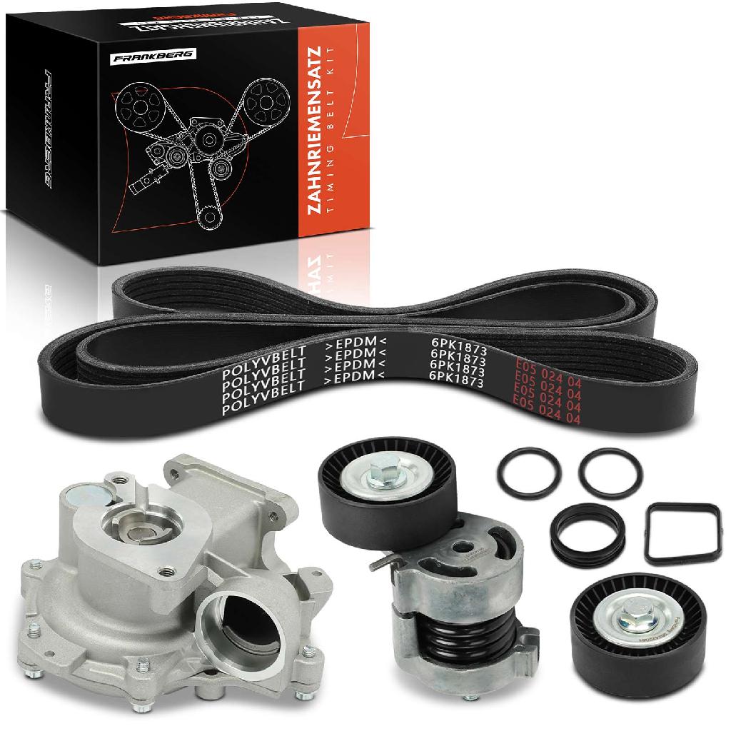 1x Keilrippenriemensatz Wasserpumpe für BMW 1er E81 3er E46 5er E60 X1 E84 E83