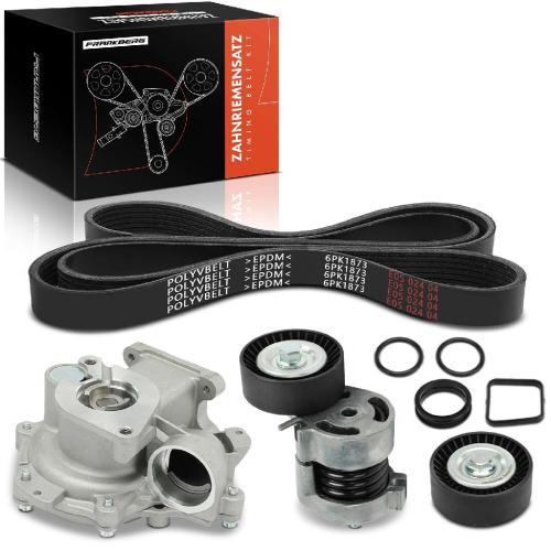 1x Keilrippenriemensatz Wasserpumpe für BMW 1er E81 3er E46 5er E60 X1 E84 E83 Bild 1x Keilrippenriemensatz Wasserpumpe für BMW 1er E81 3er E46 5er E60 X1 E84 E83
