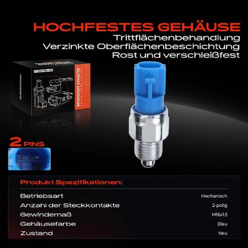 1x Bremslichtschalter für Mazda 6 Nissan 350 Z Primera Renault Megane II Bild 1x Bremslichtschalter für Mazda 6 Nissan 350 Z Primera Renault Megane II