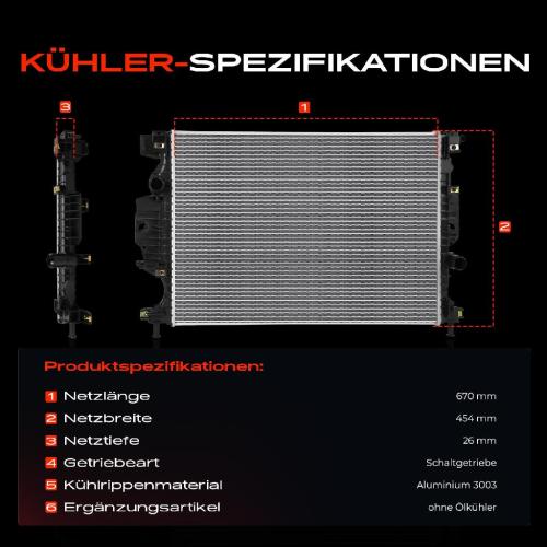 Frankberg 1x Kühler Wasserkühler Motorkühler für Ford Galaxy CK Mondeo V S-Max 2.0L Bild Frankberg 1x Kühler Wasserkühler Motorkühler für Ford Galaxy CK Mondeo V S-Max 2.0L