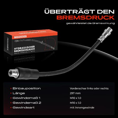1x Bremsschlauch Bremsschläuche Vorderachse Links oder Rechts für Audi 100 A6 Avant 4A C4 1.8L-2.8L Bild 1x Bremsschlauch Bremsschläuche Vorderachse Links oder Rechts für Audi 100 A6 Avant 4A C4 1.8L-2.8L