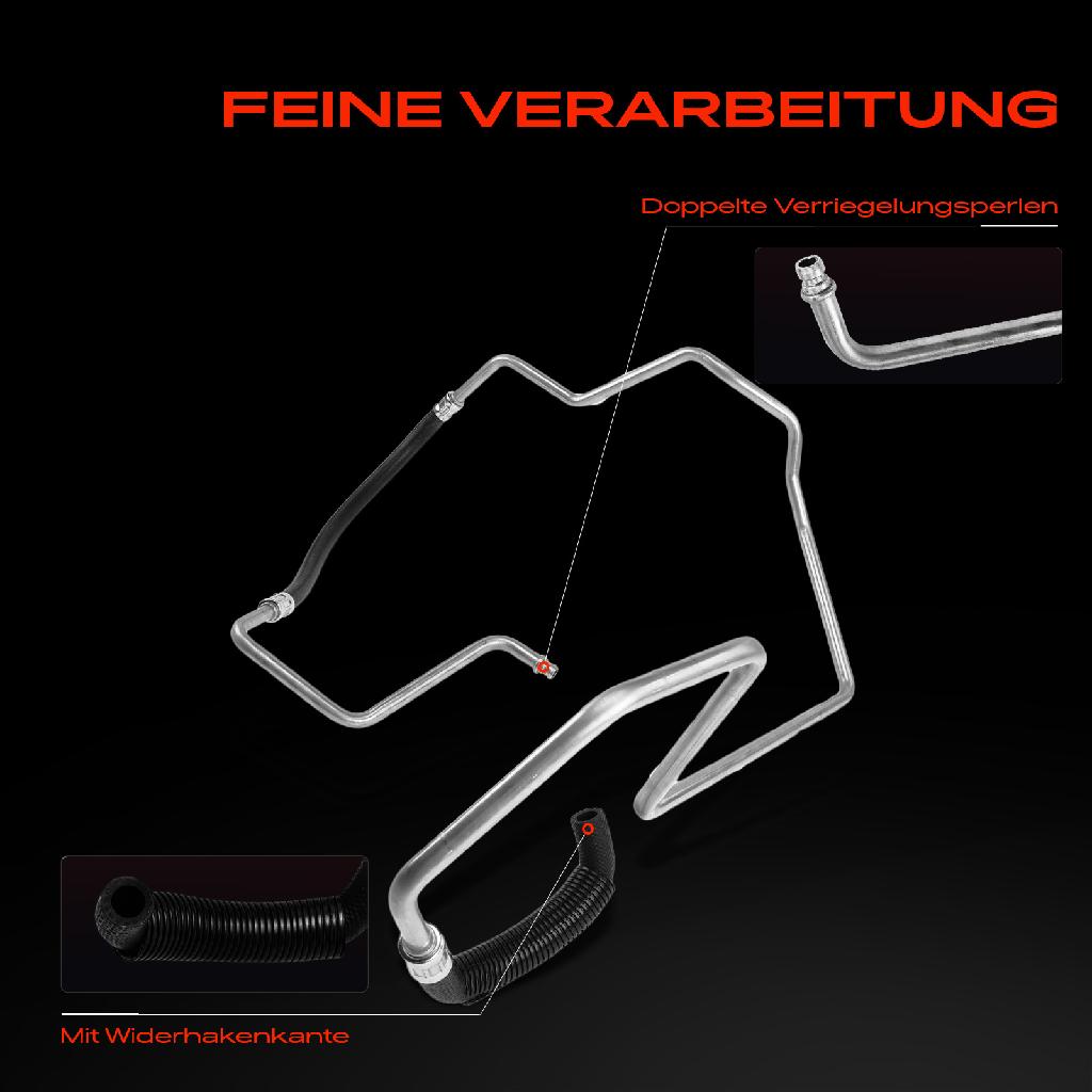 1x Ausgleichsbehälter Schlauch für Peugeot 206 CC 2D 206 2A/C 206 SW 2E