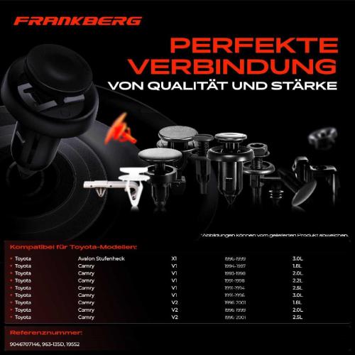 10x Befestigungsclips Innenverkleidung für Toyota Camry V1 Celica ST20_ AT20_ Bild 10x Befestigungsclips Innenverkleidung für Toyota Camry V1 Celica ST20_ AT20_