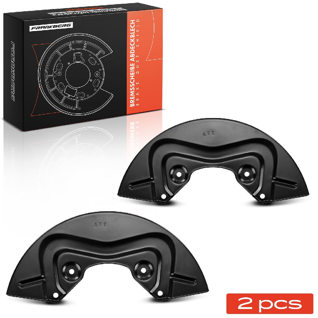 2x Ankerblech Bremsscheibe Vorderachse Beidseitig für VW Golf Passat Polo Seat Ibiza Toledo Inca