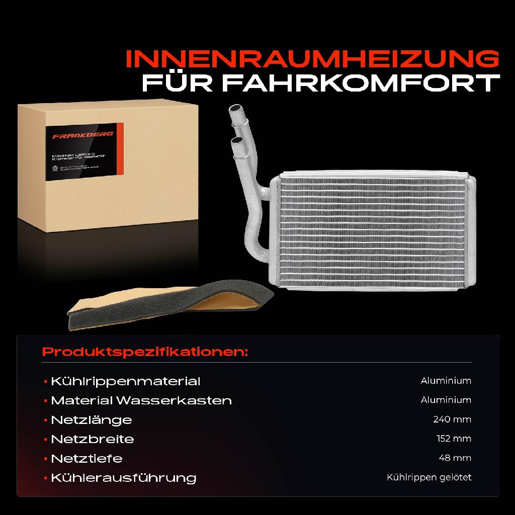 1x Wärmetauscher Innenraumheizung für Ford Transit Bus Kasten Pritsche/Fahrgestell