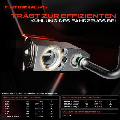 1x Expansionsventil Klimaanlage für Fiat Stilo Multi Wagon 192 Bild 1x Expansionsventil Klimaanlage für Fiat Stilo Multi Wagon 192