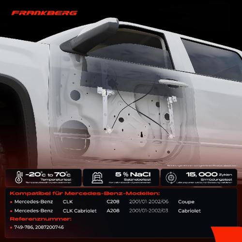 1x Fensterheber Vorne Links für Mercedes-Benz CLK-Klasse C208 A208 97-02 Bild 1x Fensterheber Vorne Links für Mercedes-Benz CLK-Klasse C208 A208 97-02