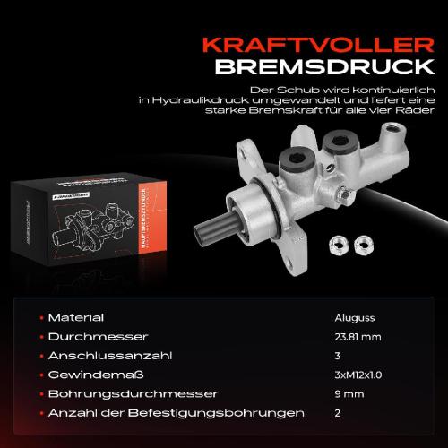 1x Hauptbremszylinder Bremszylinder für Mercedes-Benz W202 S202 CLK C208 SLK R170 Bild 1x Hauptbremszylinder Bremszylinder für Mercedes-Benz W202 S202 CLK C208 SLK R170