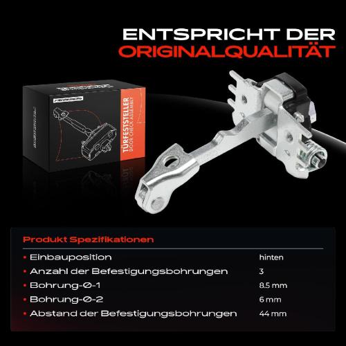 1x Türfeststeller Türfangband Türstopper Hinten für Renault Laguna III Grandtour 2.0L Bild 1x Türfeststeller Türfangband Türstopper Hinten für Renault Laguna III Grandtour 2.0L
