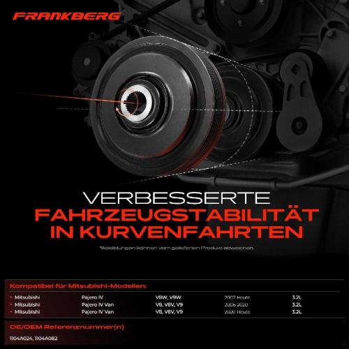 1x Riemenscheibe Kurbelwelle für Mitsubishi Pajero IV V8W V9W 3.2L Bild 1x Riemenscheibe Kurbelwelle für Mitsubishi Pajero IV V8W V9W 3.2L