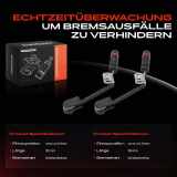2x Warnkontakt Bremsbelagverschleiß Vorne oder Hinten für VW LT 28-35 28-46 II Mercedes-Benz