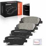 Frankberg 4x Bremsbeläge Hinterachse für Hyundai Equus/Centennial Genesis Coupe Grand Santa Fé II Kasten/SUV