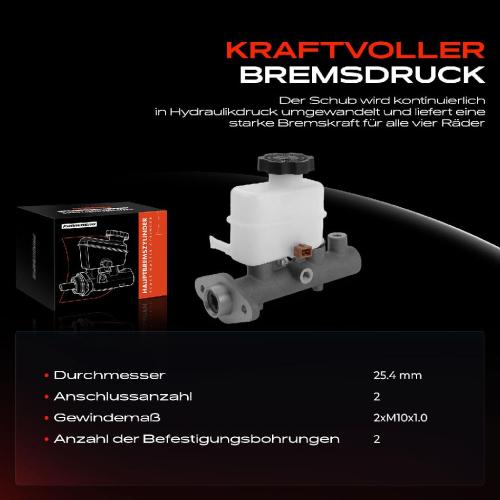 1x Hauptbremszylinder Bremszylinder für Hyundai Santa Fé I SM 2.0L-2.7L 2001-2006 Bild 1x Hauptbremszylinder Bremszylinder für Hyundai Santa Fé I SM 2.0L-2.7L 2001-2006