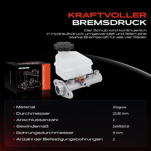 1x Hauptbremszylinder Bremszylinder für KIA Cerato LD Stufenheck 1.5L 1.6L 2.0L Bild 1x Hauptbremszylinder Bremszylinder für KIA Cerato LD Stufenheck 1.5L 1.6L 2.0L