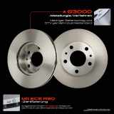 2x Bremsscheiben Vorderachse für Citroën Jumper Bus Kasten Fiat Ducato Panorama Peugeot Boxer