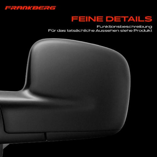Frankberg 1x Außenspiegel Links für VW Multivan V Transporter V Kasten 7E 7H 7J 2003-2015 Bild Frankberg 1x Außenspiegel Links für VW Multivan V Transporter V Kasten 7E 7H 7J 2003-2015