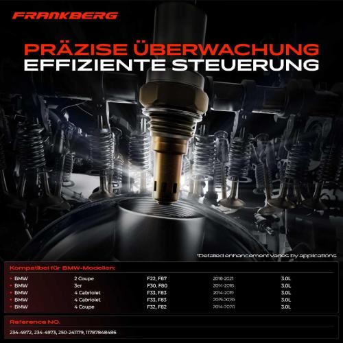 1x Lambdasonde Diagnosesonde Nach Katalysator für BMW M2/3/4 F22 F87 F30 F80 F32 F82 3.0L Bild 1x Lambdasonde Diagnosesonde Nach Katalysator für BMW M2/3/4 F22 F87 F30 F80 F32 F82 3.0L