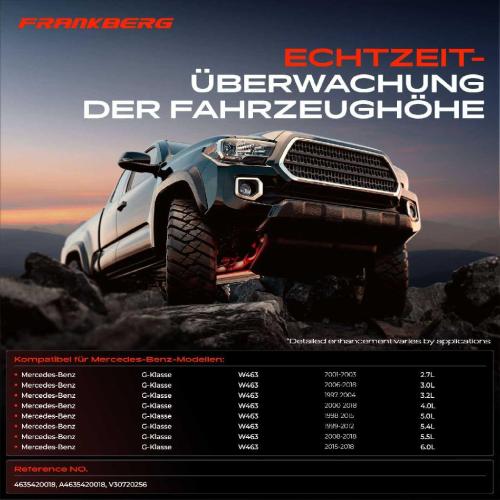 1x Höhensensor Niveauregulierung Hinten Links Rechts für Mercedes-Benz G-Klasse Cabrio W463 Bild 1x Höhensensor Niveauregulierung Hinten Links Rechts für Mercedes-Benz G-Klasse Cabrio W463