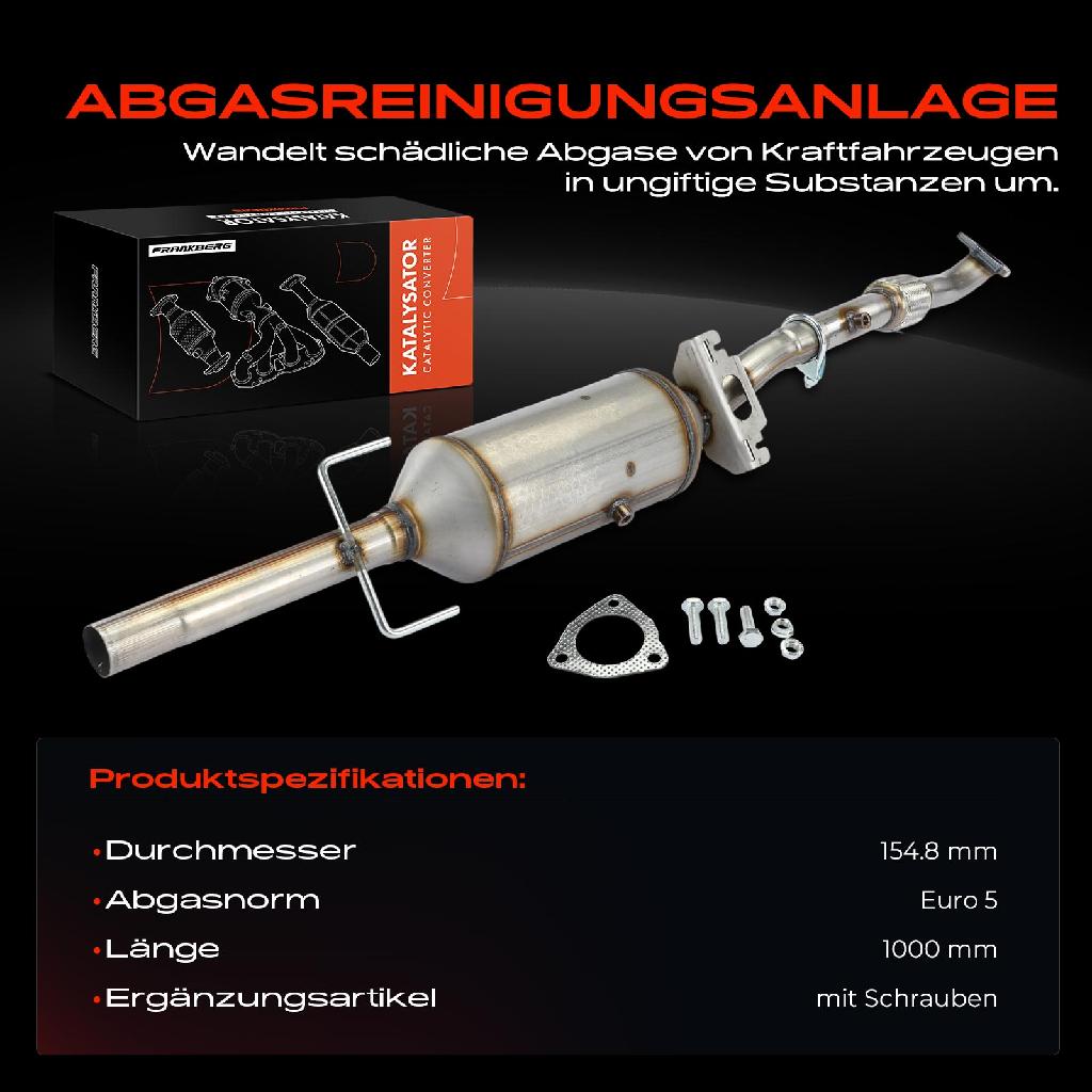 1x Partikelfilter für Opel Astra H Caravan Zafira 2007-2015