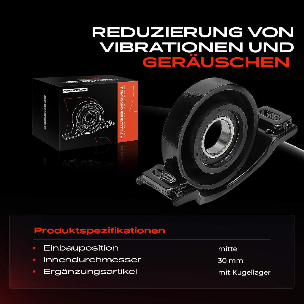 1x Lagerung Gelenkwelle Kardanwellenlager für Mercedes-Benz C-Klasse W203