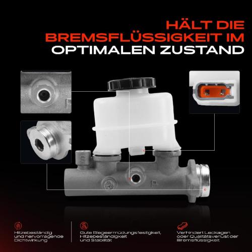 1x Hauptbremszylinder Bremszylinder für Nissan Almera Hatchback N15 N16 mit ABS Bild 1x Hauptbremszylinder Bremszylinder für Nissan Almera Hatchback N15 N16 mit ABS