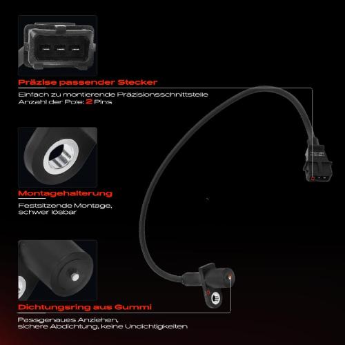 Frankberg 1x Kurbelwellensensor Impulsgeber für Volvo 740 744 745 240 P242 P244 940 944 945 Bild Frankberg 1x Kurbelwellensensor Impulsgeber für Volvo 740 744 745 240 P242 P244 940 944 945