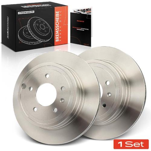 Frankberg 2x Bremsscheiben Hinterachse für Opel Antara Chevrolet Captiva Sport Van C100 C140 Bj ab 2006 Bild Frankberg 2x Bremsscheiben Hinterachse für Opel Antara Chevrolet Captiva Sport Van C100 C140 Bj ab 2006