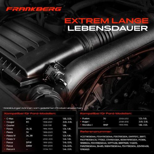 Frankberg 1x Druckschalter Klimaanlage für Ford C-Max Cougar Fiesta Focus Kuga Mondeo Transit Bild Frankberg 1x Druckschalter Klimaanlage für Ford C-Max Cougar Fiesta Focus Kuga Mondeo Transit