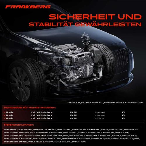 1x Drehmomentstützlager Motorlager Getriebelagerlager Links für Honda Civic VIII Stufenheck FA FD 1.3L Bild 1x Drehmomentstützlager Motorlager Getriebelagerlager Links für Honda Civic VIII Stufenheck FA FD 1.3L