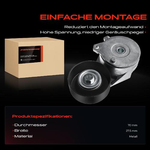 1x Spannrolle Riemenspanner für Nissan Juke Qashqai II X-Trail Renault Clio 4 IV Bild 1x Spannrolle Riemenspanner für Nissan Juke Qashqai II X-Trail Renault Clio 4 IV