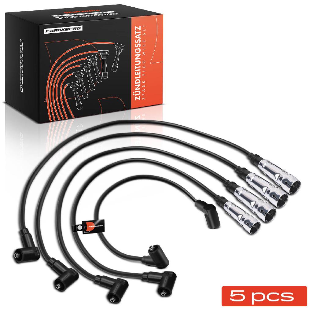 5x Zündleitungssatz Zündkabel für VW Golf 1 2 3 Passat Caddy I II Seat Arosa