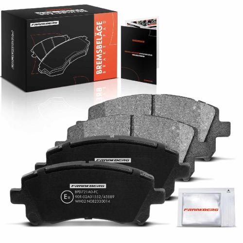 4x Bremsbeläge Vorderachse für Subaru Forester Impreza Coupe Station Wagon Stufenheck Legacy II III Outback Bild 4x Bremsbeläge Vorderachse für Subaru Forester Impreza Coupe Station Wagon Stufenheck Legacy II III Outback