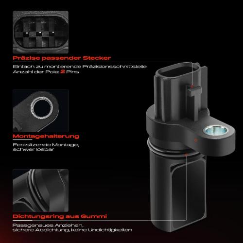 1x Kurbelwellensensor Impulsgeber für Infiniti FX Nissan 350Z Z33 Murano I Pathfinder II 3.5L Bild 1x Kurbelwellensensor Impulsgeber für Infiniti FX Nissan 350Z Z33 Murano I Pathfinder II 3.5L