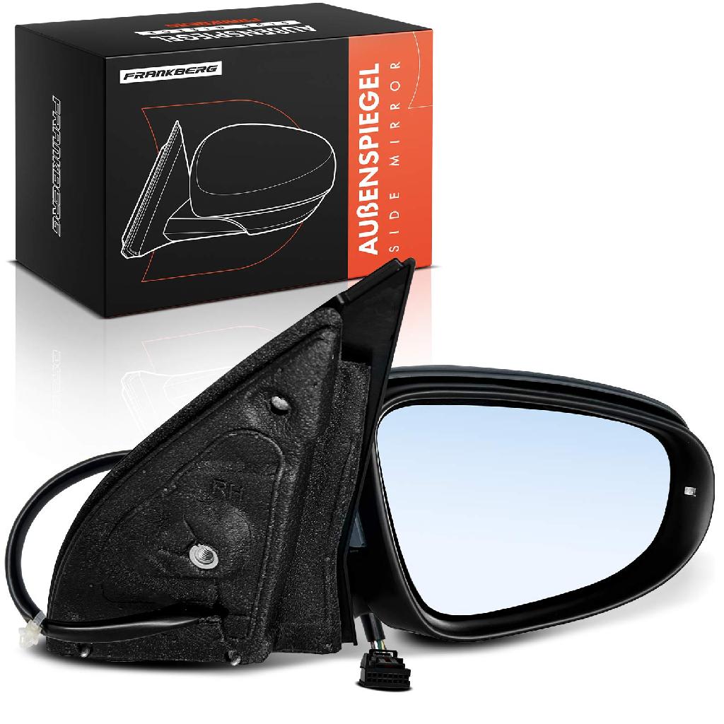 Frankberg 1x Außenspiegel Rechts für VW Golf VI 5K1 1.2L 1.4L 1.6L 1.8L 2.0L 2.5L 2008-2013